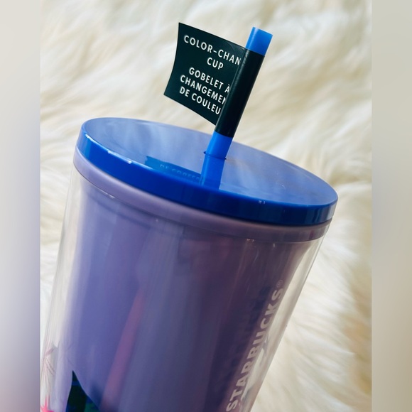 Starbucks Purple Color Change Cup Point-setter Tumbler 24oz New 2023 Holiday - Picture 8 of 11